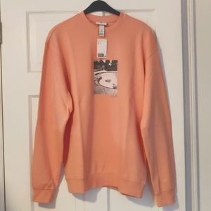 H&M 100% Cotton Relaxed Fit Sweatshirt